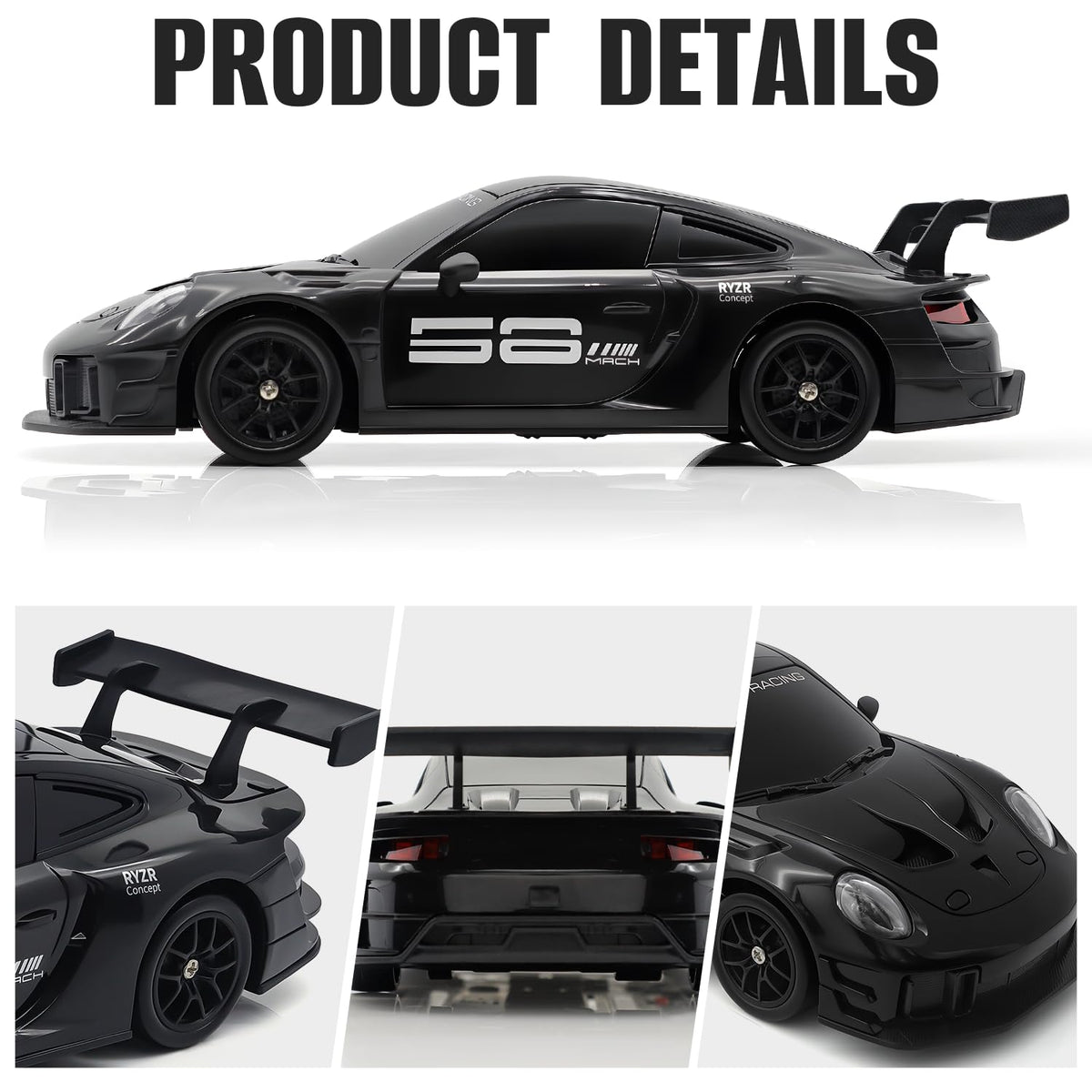 Aka Supaku RC Car ready for night races and family playtime.