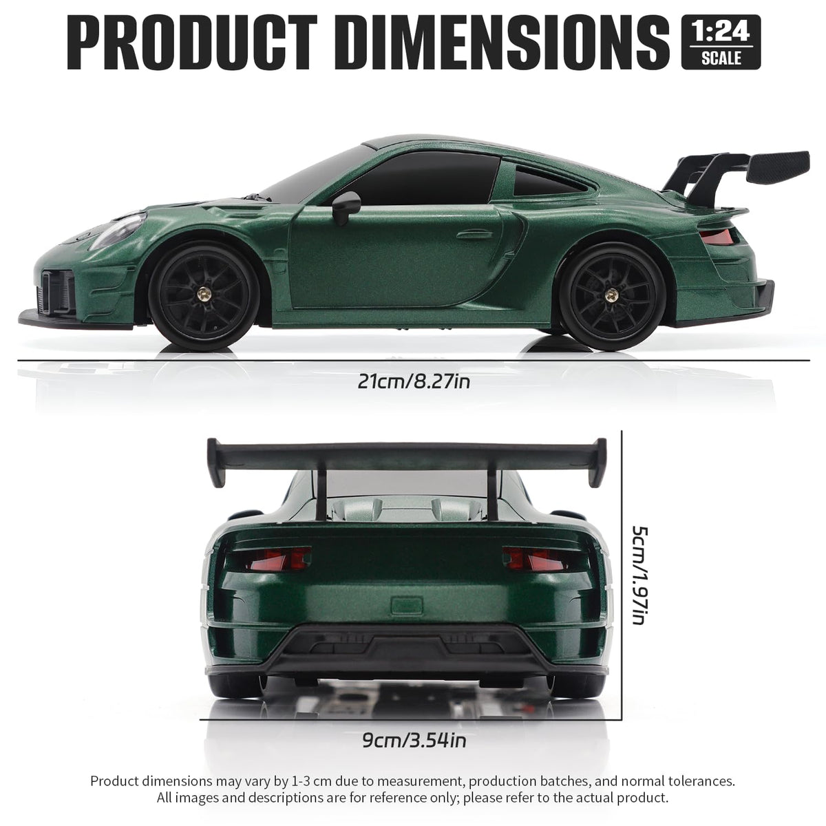 Aka Supaku drift car top view highlighting sleek design and race-ready setup