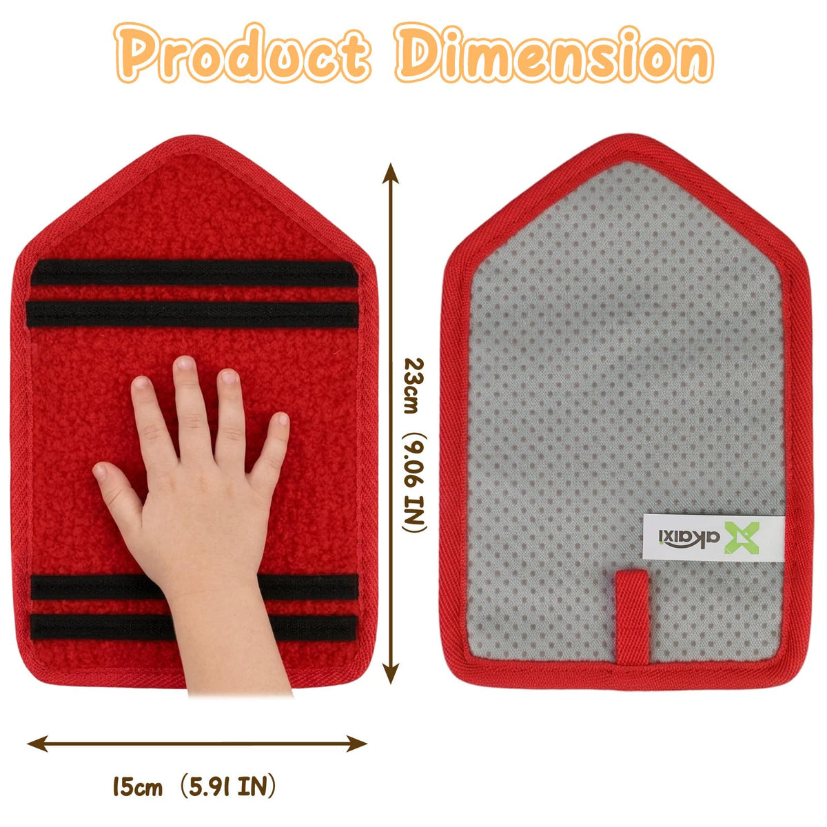 AKAIXI Crayon Sensory Tile knit texture supports tactile exploration for kids.