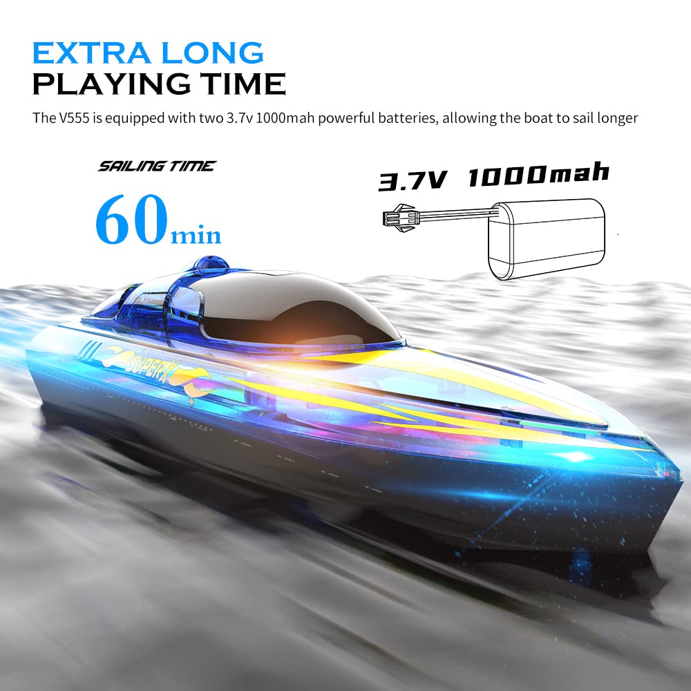 Akargol RC Boat night lighting showcases bright LEDs for night racing