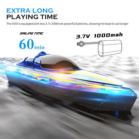 Akargol RC Boat night lighting showcases bright LEDs for night racing