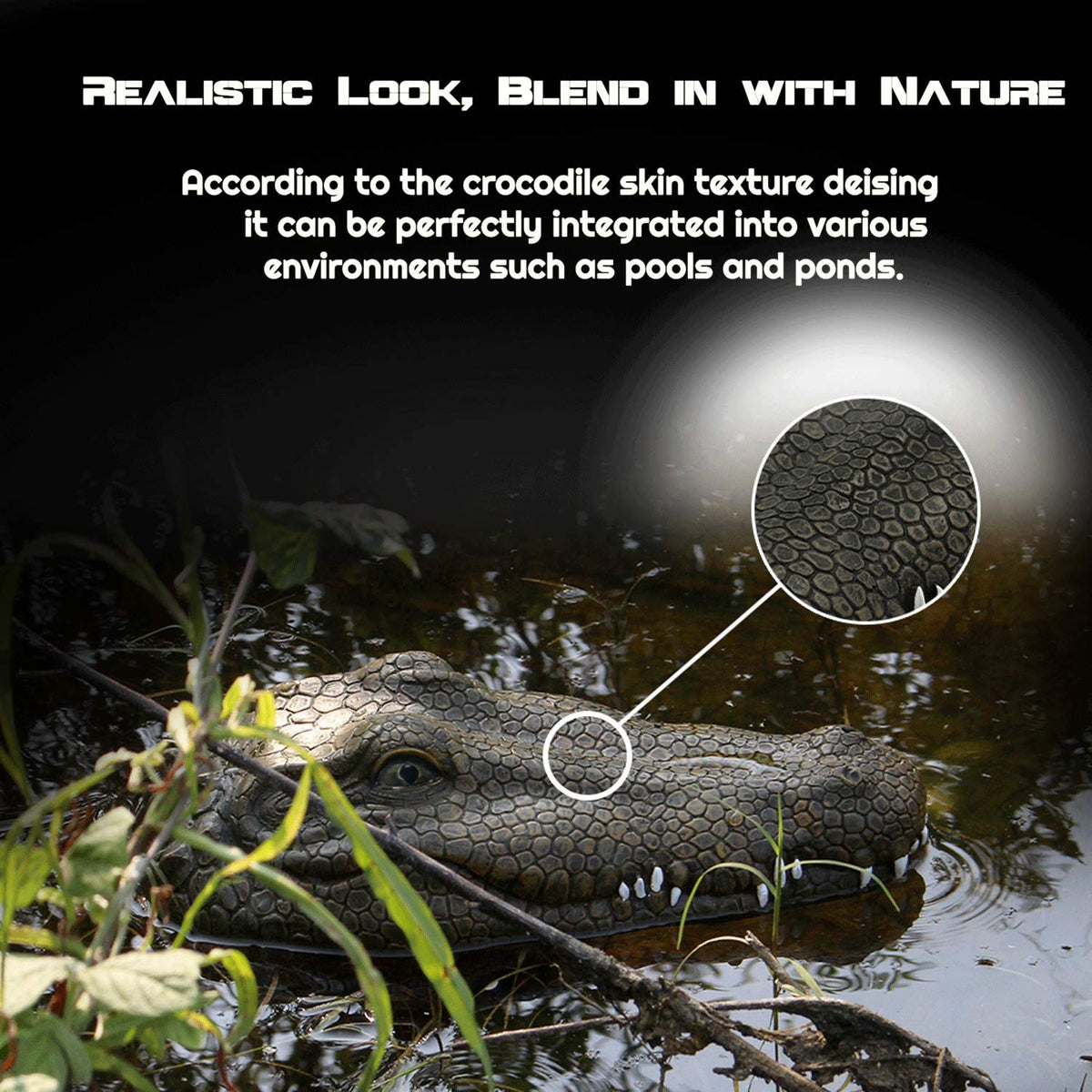 Akargol resin material detail adds lifelike realism for the head.