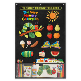 AKAYOK 24x36 felt board on wall for storytelling with magnets
