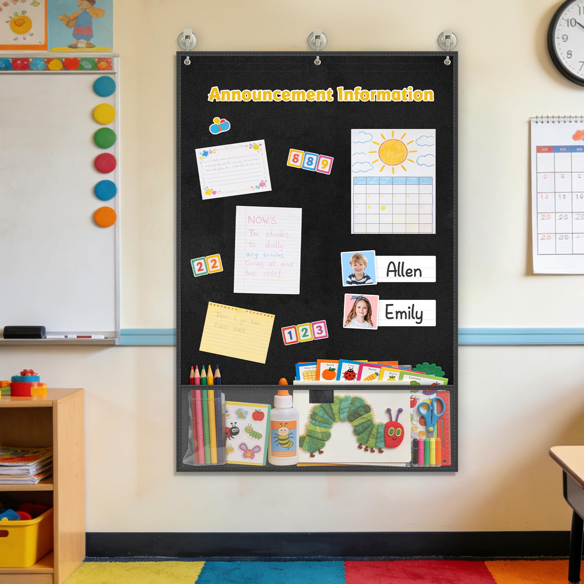 AKAYOK classroom-friendly felt board for storytelling and routines