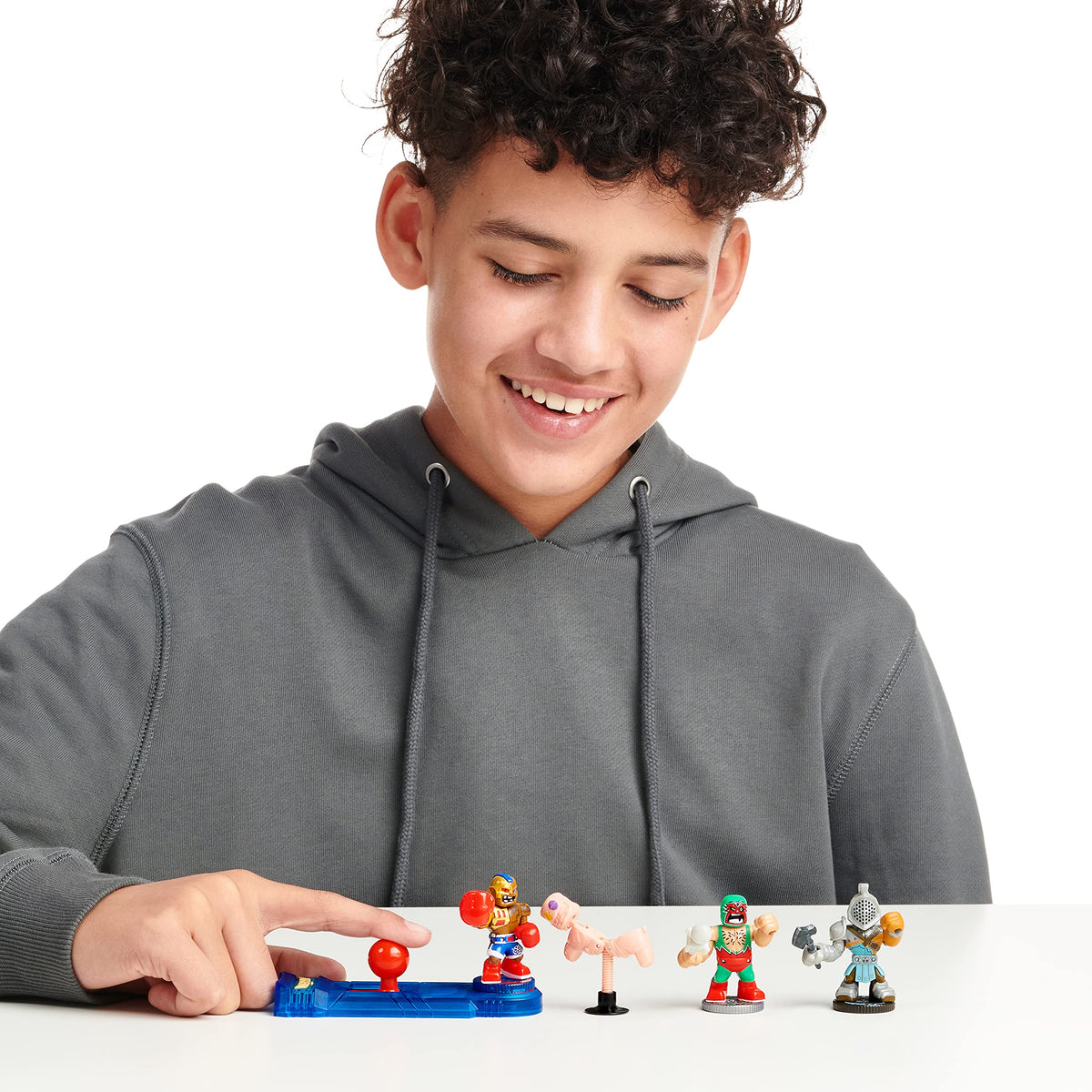 Akedo Buster Bling legendary action figure in battle pose for intense clashes.
