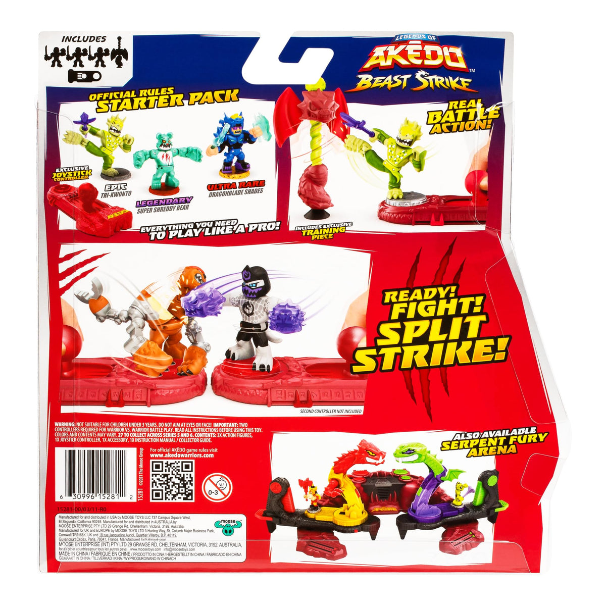 Dragon Beast training piece spins down when struck for tactile practice.