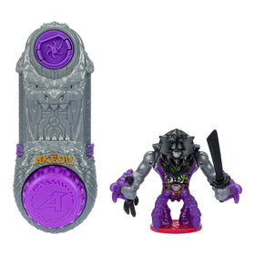 Akedo Web Weaver is a 3-inch tall ninja boss for compact battles.
