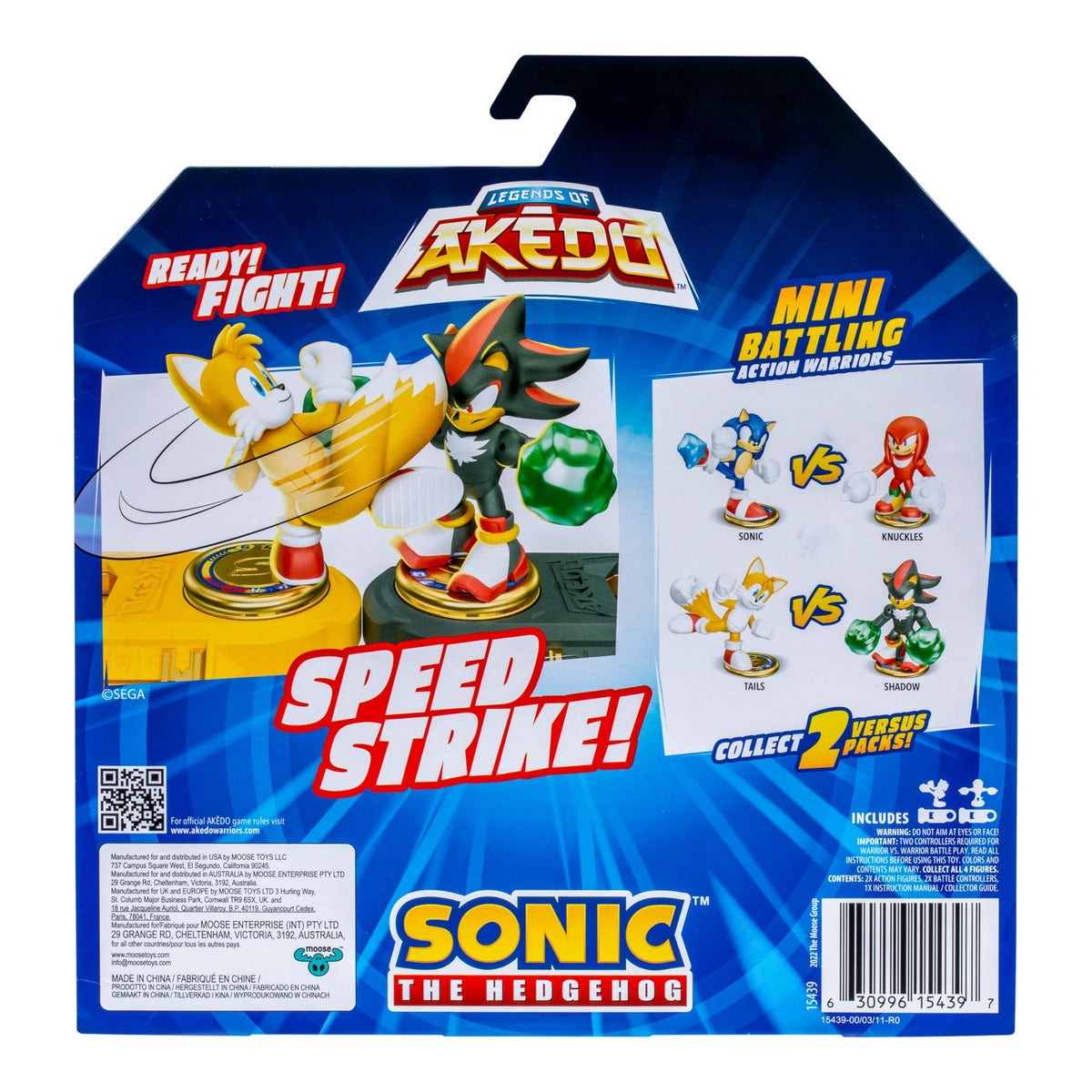 Akedo Sonic Versus Pack vibrant playset design sparks imaginative battles