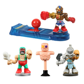 Akedo Ultimate Arcade Warriors starter pack with exclusive joystick controller for arcade-style play.
