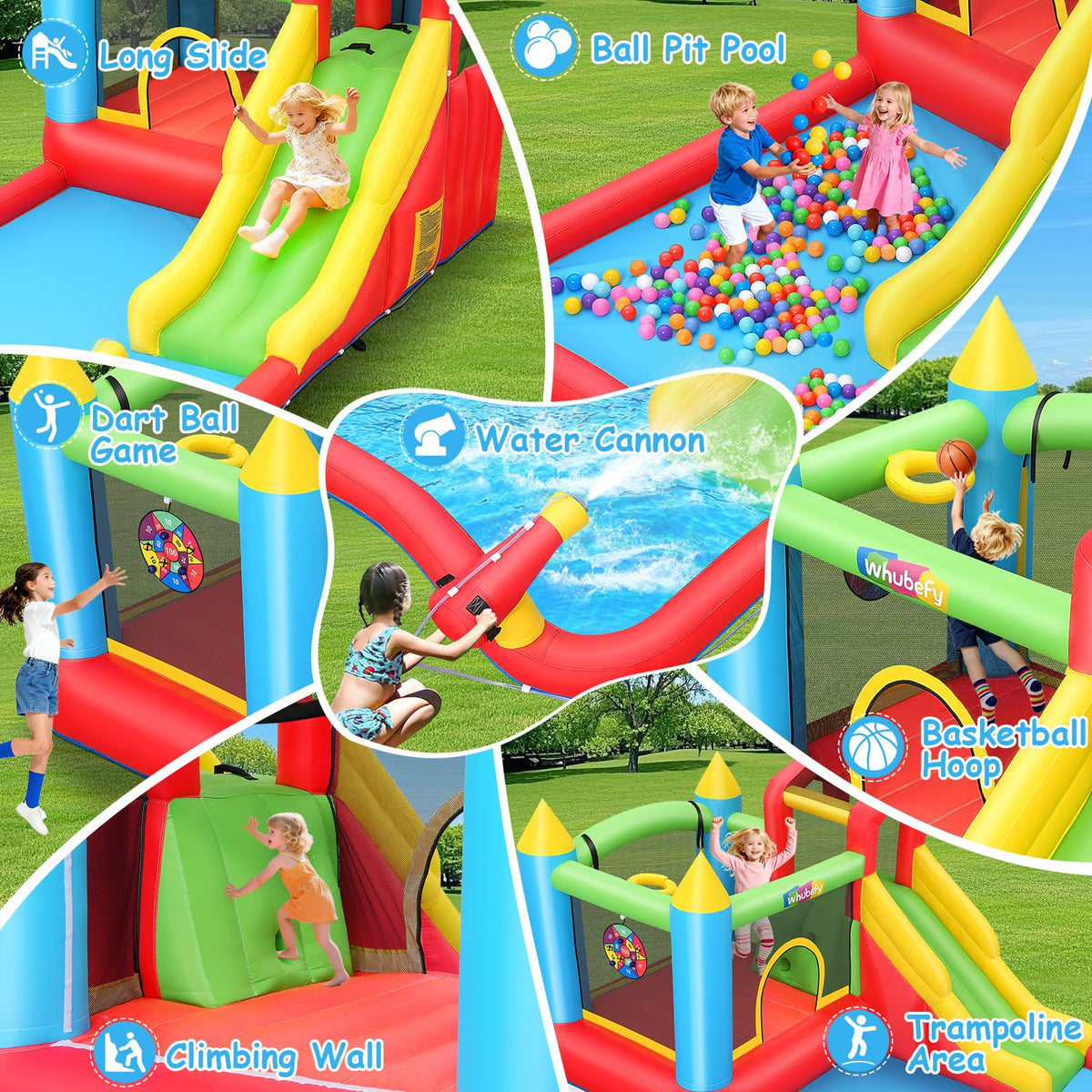 AKEYDIY climbing wall feature for kids' physical challenges
