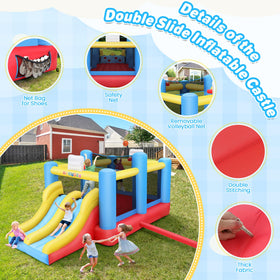 AKEYDIY bounce house quick setup for faster backyard fun.