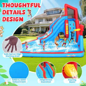 AKEYDIY bounce house climbing wall invites adventurous play sessions.