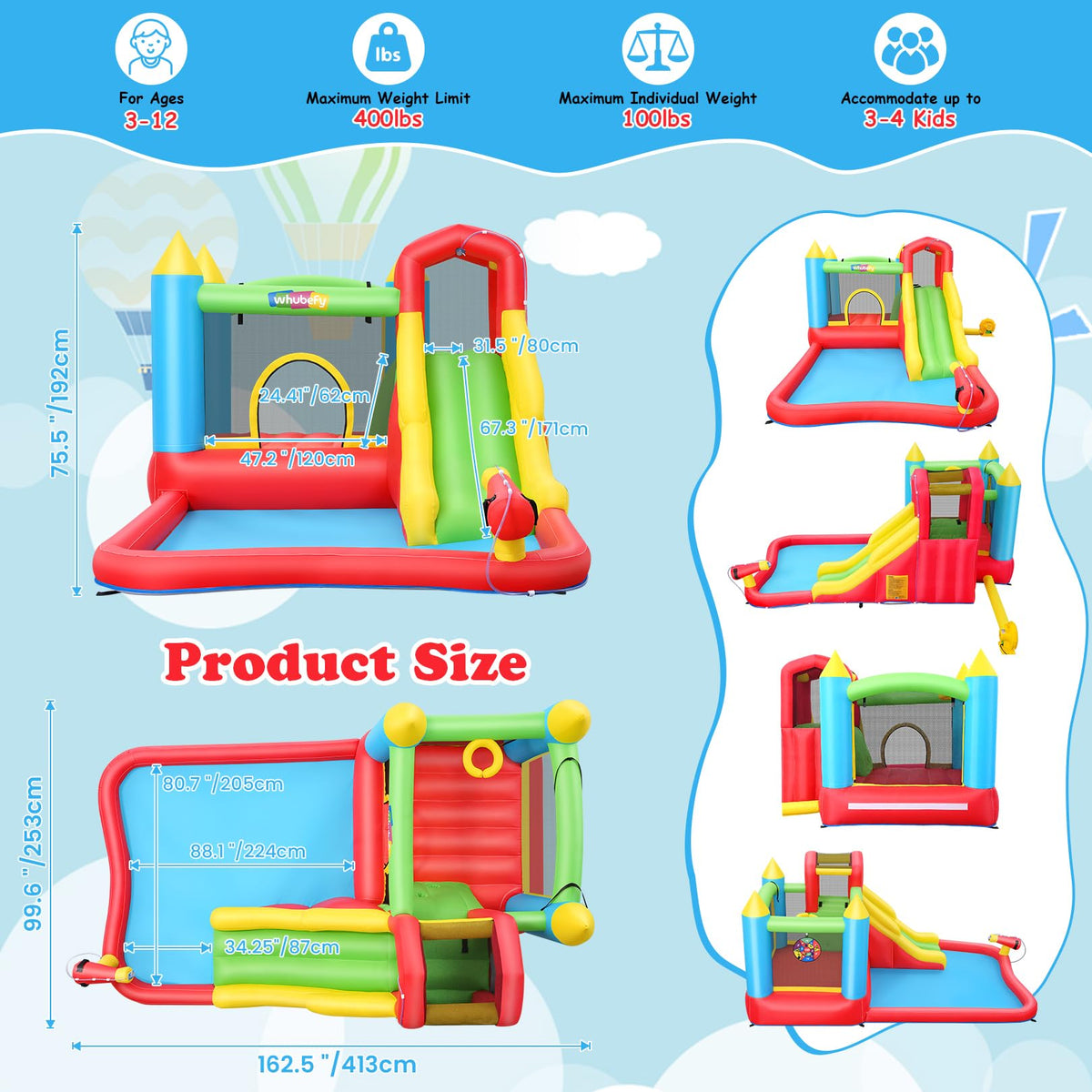 AKEYDIY water tube kit to turn play into a splash zone
