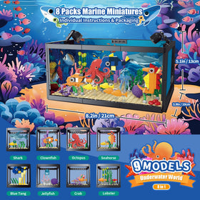 AKWME assembly guide enables kids and parents to build a large tank together.
