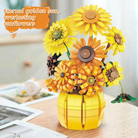 AKWME Sunflower petals and centers detail highlighting realistic texture for home decor