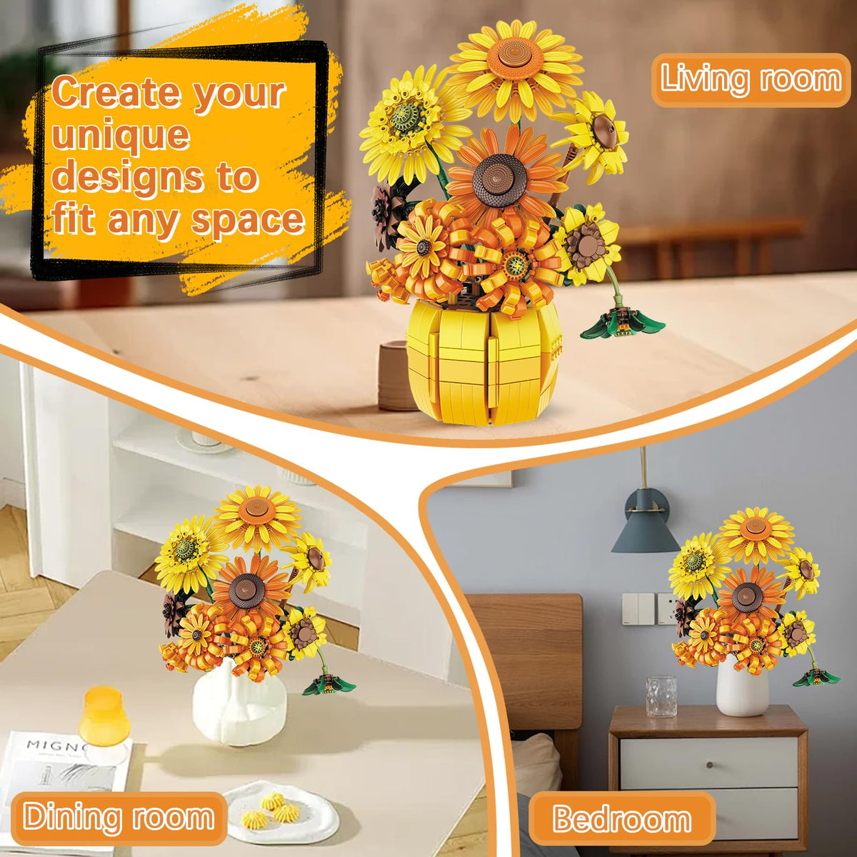AKWME Sunflower kit inspired by Van Gogh creates a living art display