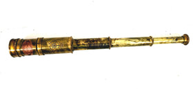 ALADEAN Scout Regiment brass telescope maritime decor for desk or shelf.