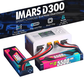 Alaohu IMARS D300 automated battery detection aids smart battery setup.