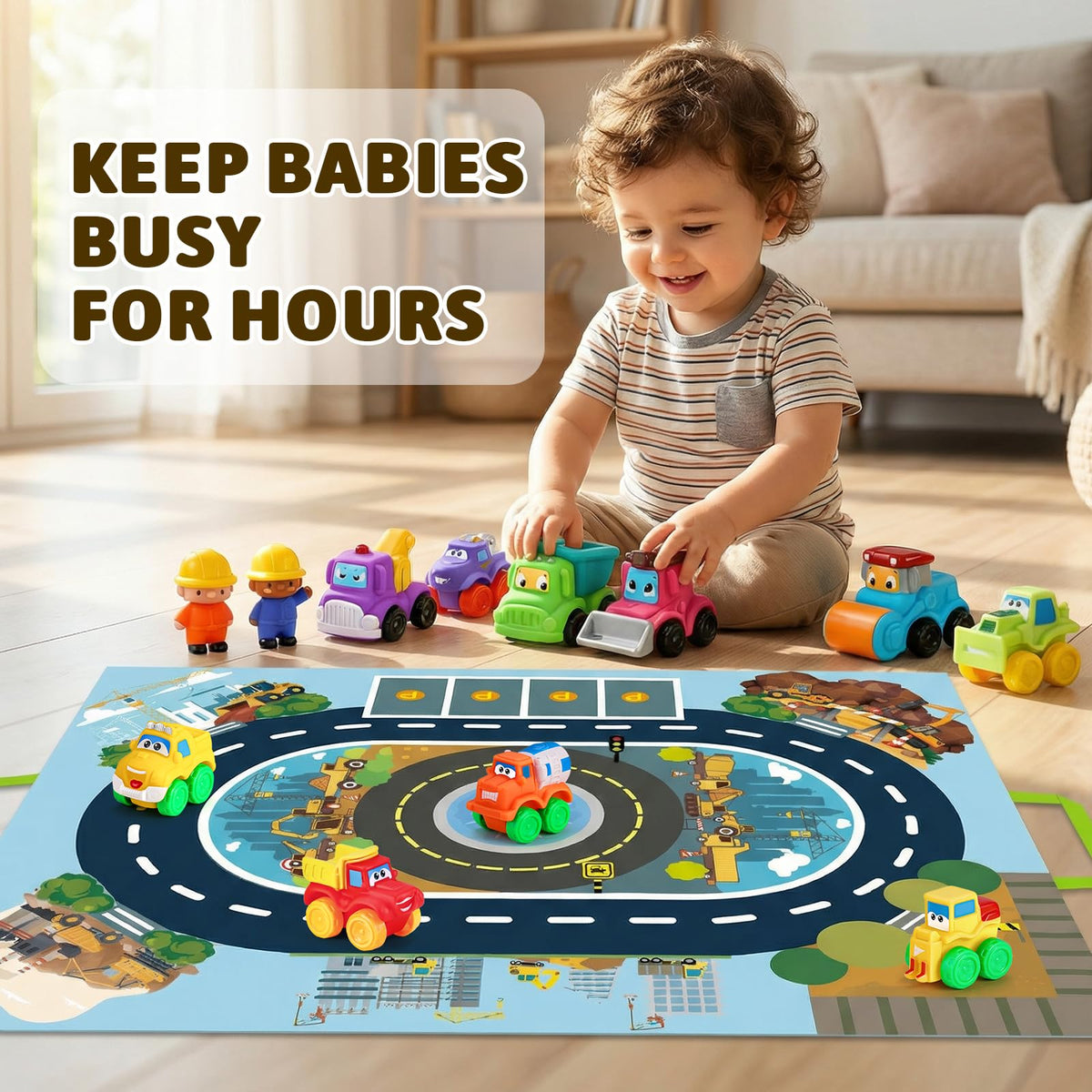 ALASOU color-learning playset supports color recognition during play