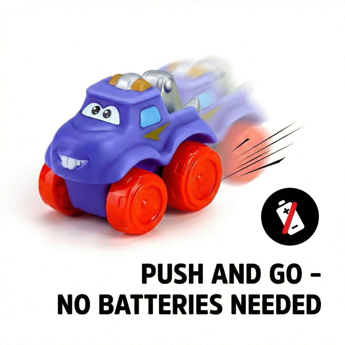 ALASOU figurines for pretend play with soft rubber cars