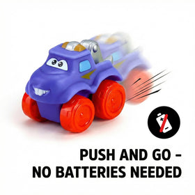 ALASOU figurines for pretend play with soft rubber cars