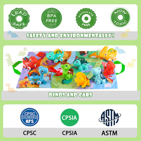 Push and pull action helps little hands build coordination with ALASOU toys.