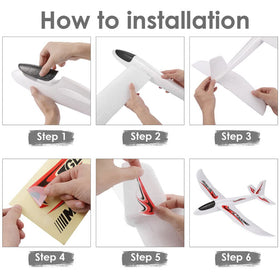 Alasum foam glider safety design with rounded edges.
