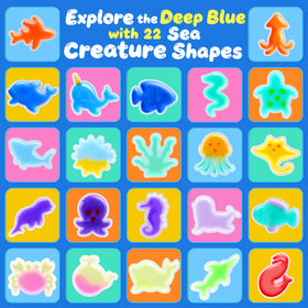 Sparkling gel colors from Albxiu Aibxiu kit for vibrant scenes
