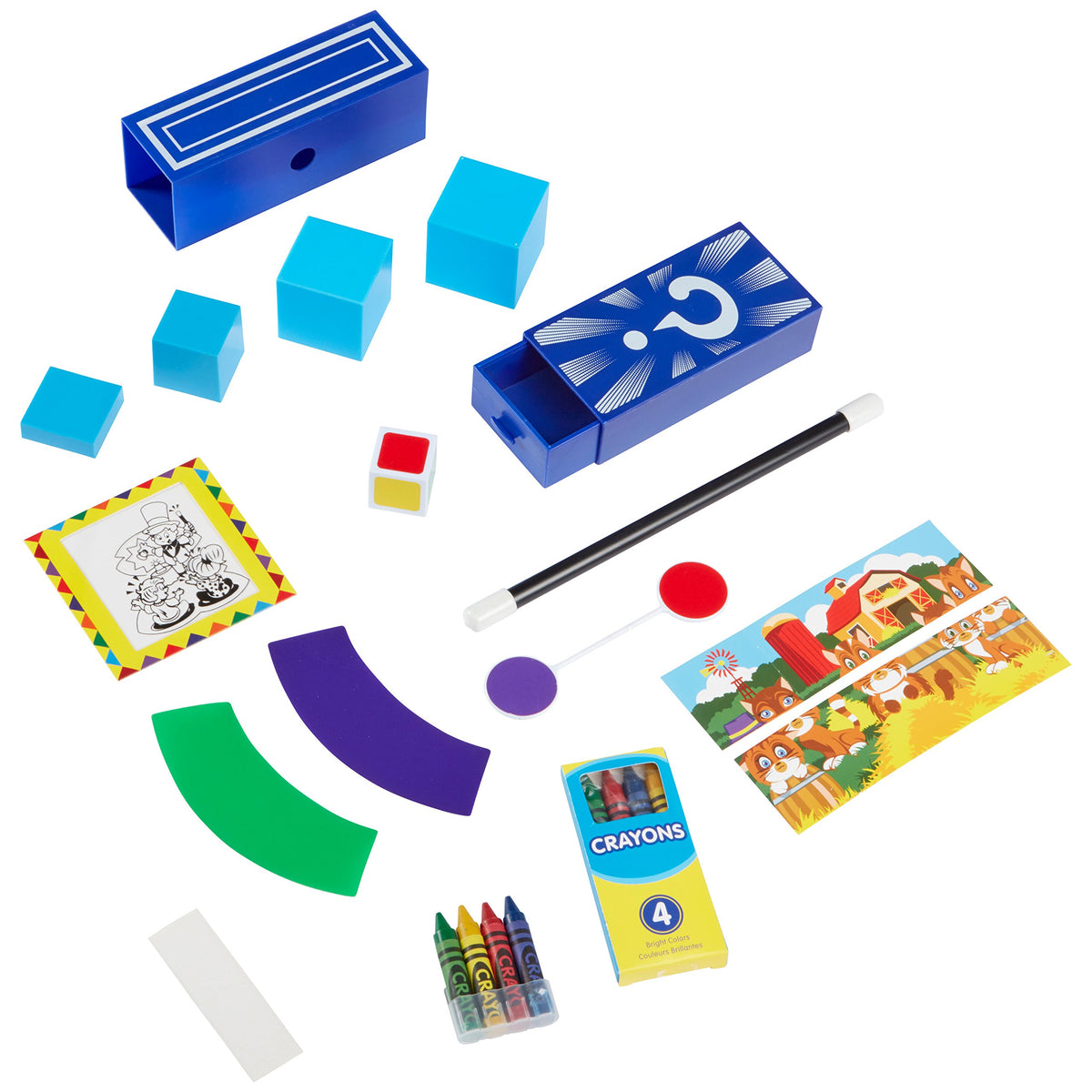 ALEX Toys Ideal Magic Instructional Materials image highlights the guide and videos that support learning.