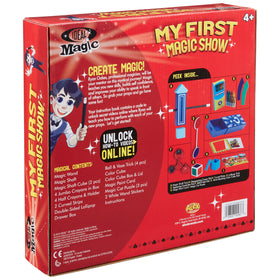 ALEX Toys Ideal Magic Trick Performance image shows a child performing tricks to entertain friends and build confidence.