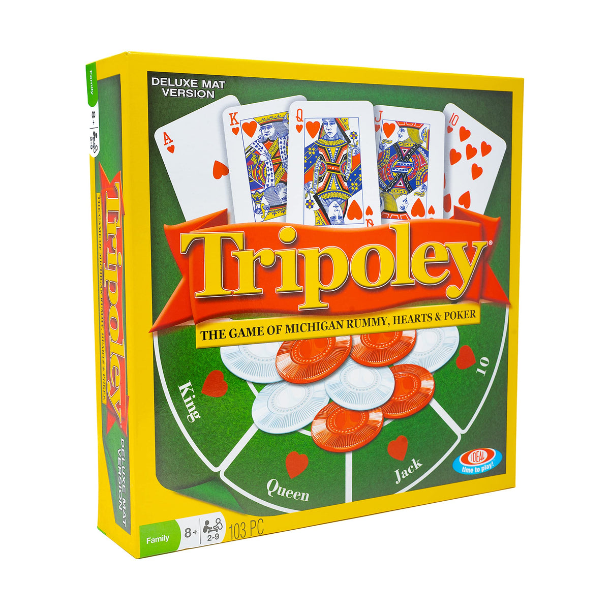 ALEX Toys Tripoley Deluxe board game with felt mat for smooth play and family gatherings