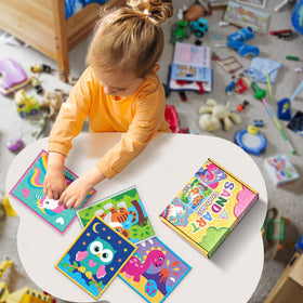 ALEXES rhinestones add sparkle to sand art for extra shine.
