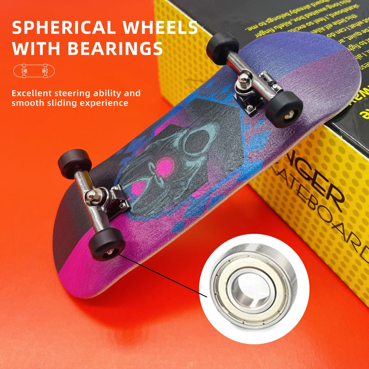 Alfailefu Pro fingerboard wheels CNC crafted for smooth rolling.