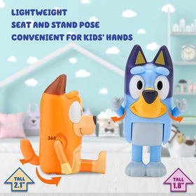 Alhy Bluey Wolfs friends adventure figures highlight detailed expressions for storytelling