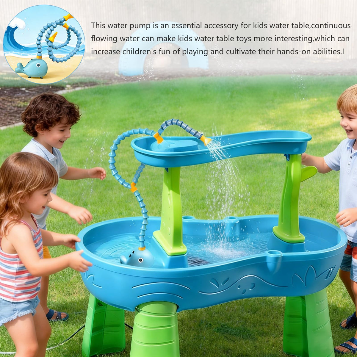 Alickwang three spray modes let kids control water flow with ease.