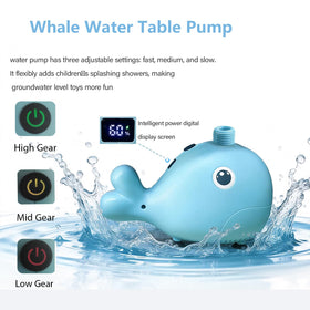 Alickwang whale-shaped design adds ocean-themed charm to any water or sensory table.