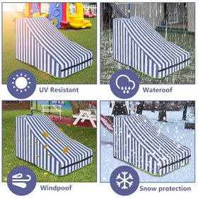 Alickwang outdoor use scenario shows cover protecting a play area.