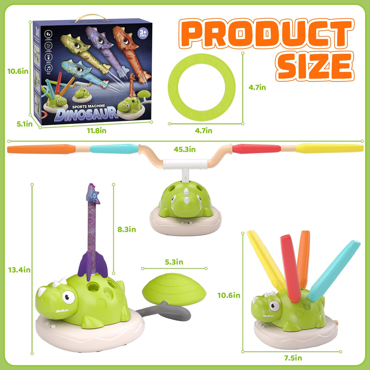 Aliex 3-in-1 Dino Play Set ideal as a birthday gift