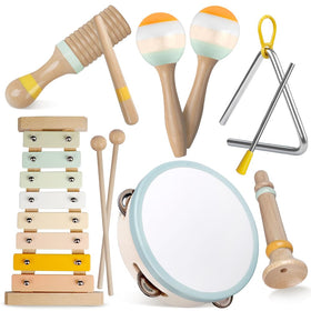 Aliex baby musical instruments xylophone in natural wood, promotes early rhythm exploration