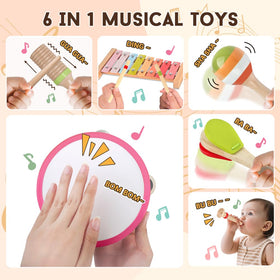 Aliex BPA-free non-toxic wood ensures safe, gentle touch during play