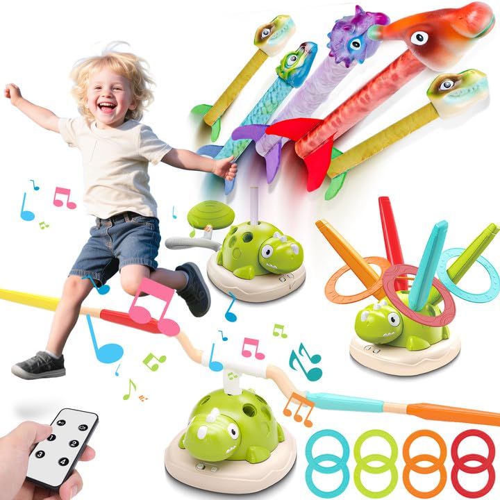 Aliex Dino-Rocket-Launcher outdoor action for energetic play