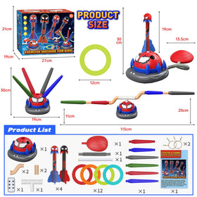 Aliex Spider child playing outdoors with a versatile toy for active fun.