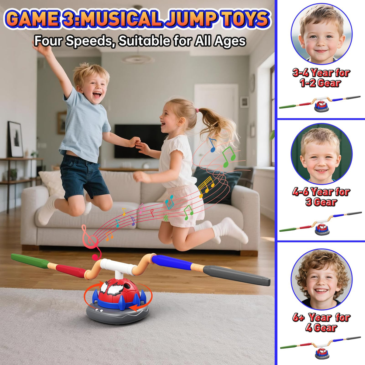 Aliex Spider remote control with 4 speeds enables customizable action.