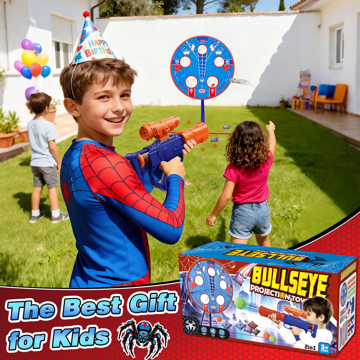 Kids enjoy indoor and outdoor play with this versatile set.