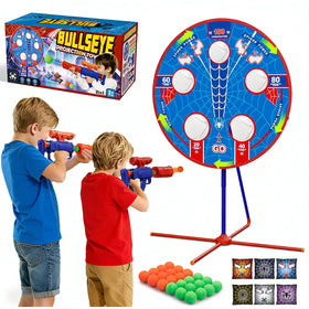 Aliex Spider Upgraded 2-in-1 with rotating target for engaging shooting practice.
