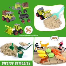 Aliex Take-apart Trucks invite hands-on assembly and problem-solving fun.