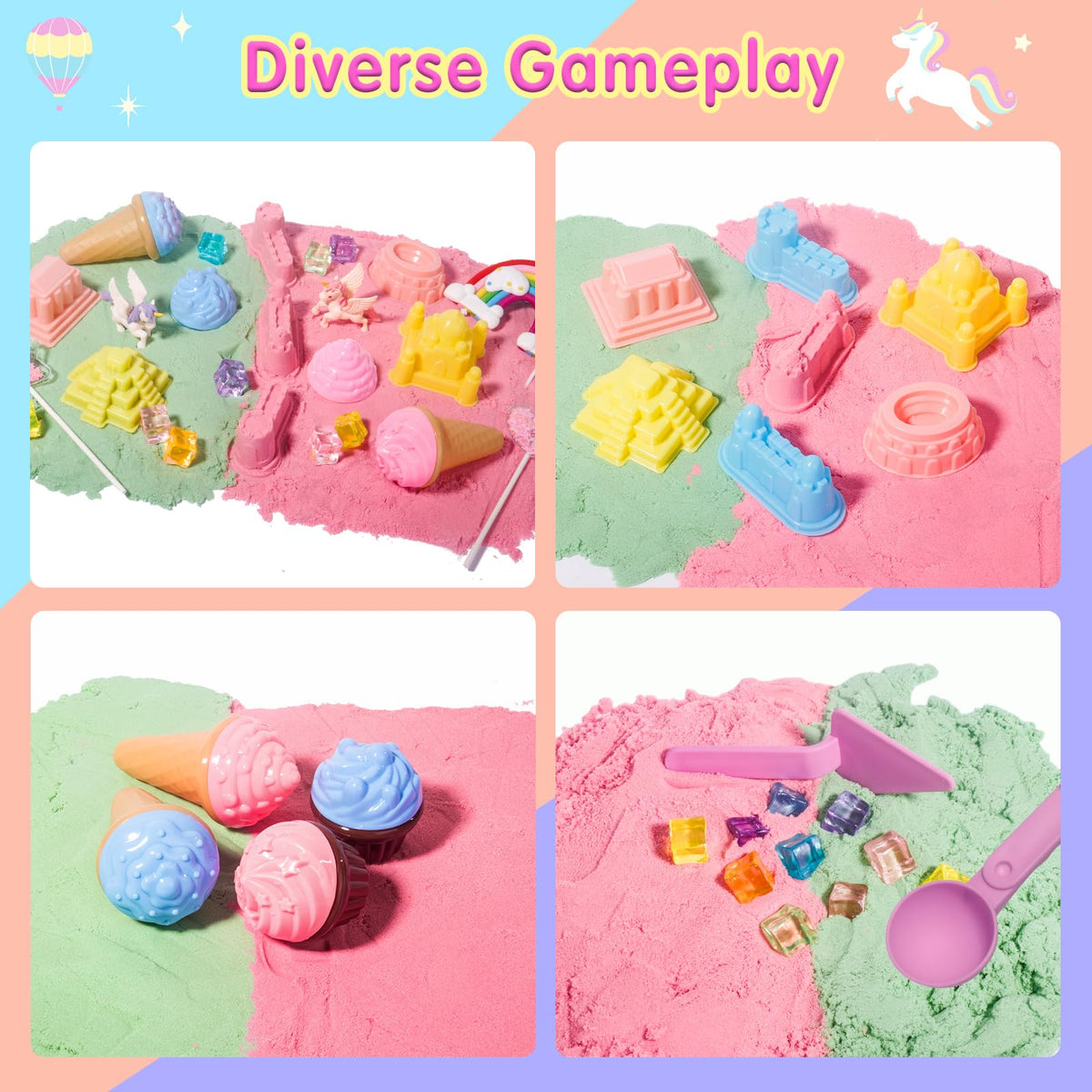 Aliex unicorn accessories—gems and rainbows for vibrant unicorn world building