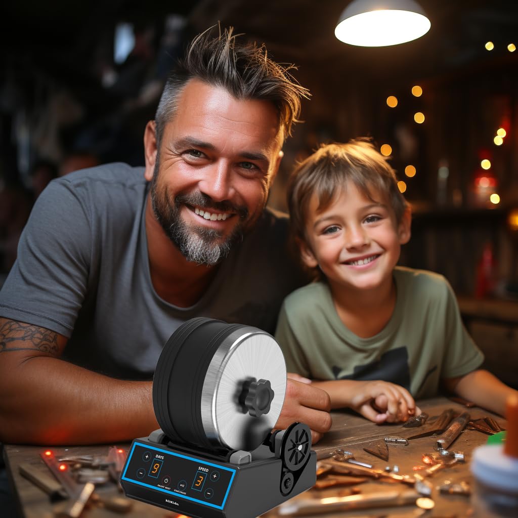 AliKids low-noise barrel highlights quiet operation during polishing