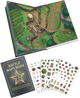 AliKids DND Battle Map Book cover shows a ready-to-use RPG kit for quick sessions.