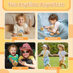 alilo Pocket Bunny drop resistant shell protects playtime during travel.